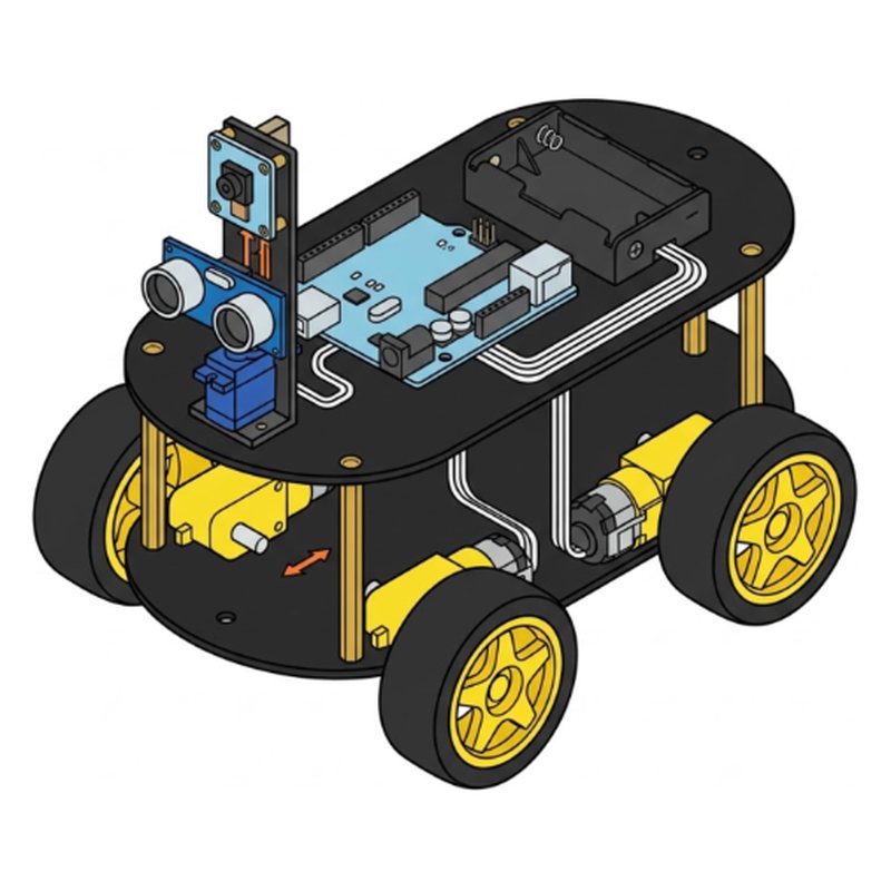 ELEGOO Smart Robot Car V4 step 22: Check every plug