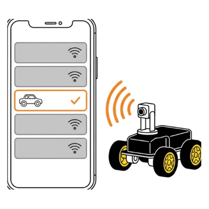 ELEGOO Smart Robot Car V4 step 27: Join the car's Wi-Fi